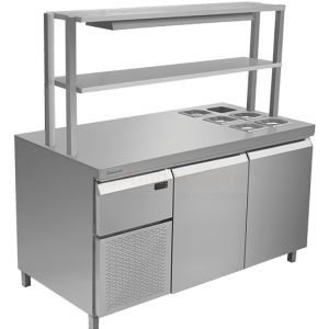 Under Counter Chiller With Pan & Heated Gentry