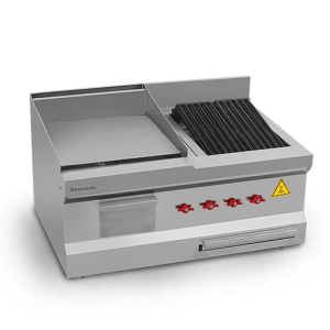 Char Broiler Grill with hot plate Counter top