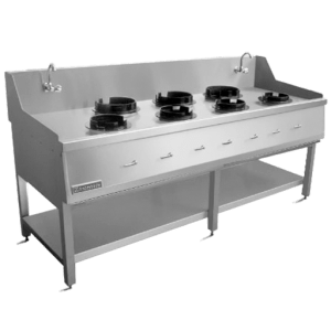 Wok Cooking Stand 7-Burners