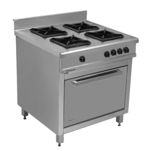 Cooking Stand 4-Burners With Oven